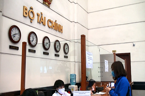 Bộ Tài chính đã triển khai nhiều biện pháp phòng, chống dịch Covid-19. Ảnh: Đức Minh