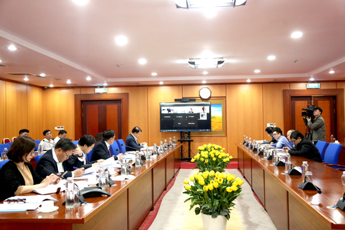 Buổi làm việc trực tuyến giữa Bộ Tài chính với Moody’s ngày 18/3/2021.
