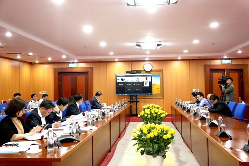 Buổi làm việc trực tuyến giữa Bộ Tài chính với Moody’s ngày 18/3/2021.