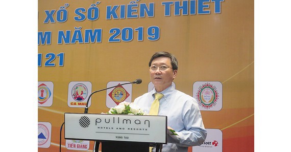 Ông Đỗ Quang Vinh, Chủ tịch Hội đồng Xổ số Kiến thiết Khu vực miền Nam, Tổng Giám đốc Công ty MTV Xổ sô Kiến thiết TP. Hồ Chí Minh.