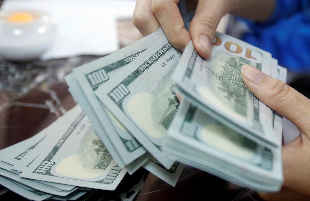 Tỷ giá USD/VND đột ngột giảm mạnh trong phiên cuối tuần trước và tiếp tục duy trì đà giảm đầu tuần này. Nguồn: internet