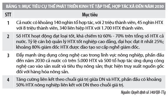 Giải pháp phát triển kinh tế tập thể, hợp tác xã giai đoạn 2021-2030 - Ảnh 1