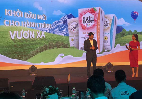 Lễ ra mắt sữa Nutriboost của Coca Cola ngày 16/4. Nguồn: internet