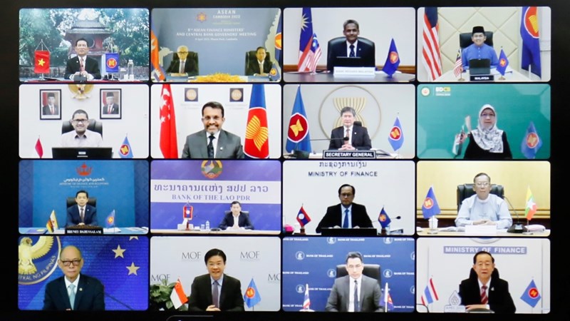 Các đại biểu tham dự Hội nghị Bộ trưởng Tài chính và Thống đốc Ngân hàng Trung ương ASEAN (AFMGM) lần thứ 8.