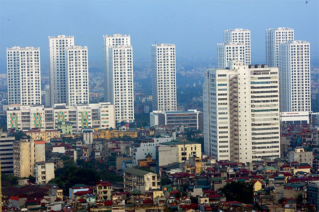Thị trường bất động sản đi theo sự phát triển của kinh tế. Nguồn: internet