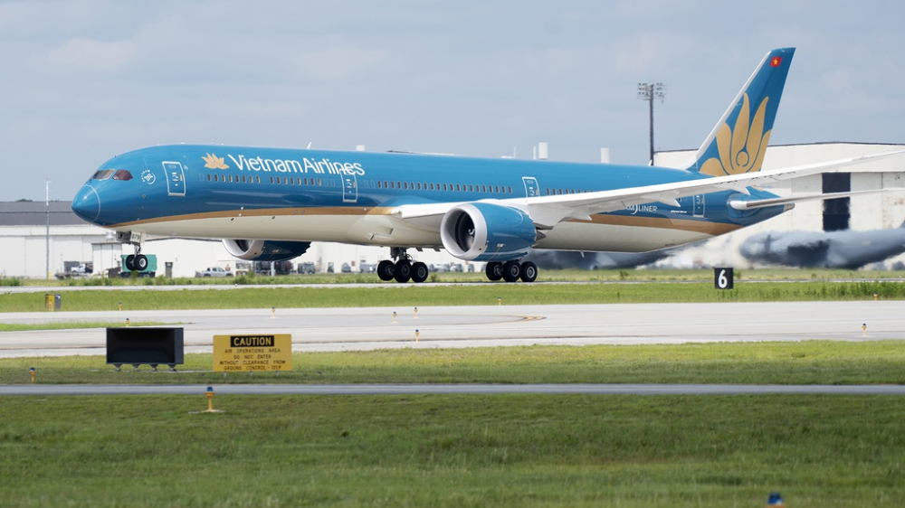 Trong quý I năm nay, Vietnam Airlines ghi nhận mức lỗ sau thuế gần 5.000 tỷ đồng, nâng tổng số lỗ luỹ kế lên 14.219 tỷ đồng. Ảnh: VNA