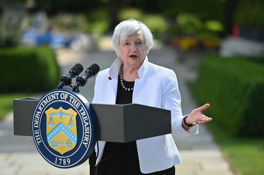 Bộ trưởng Bộ Tài chính Janet Yellen - Ảnh: GettyImages