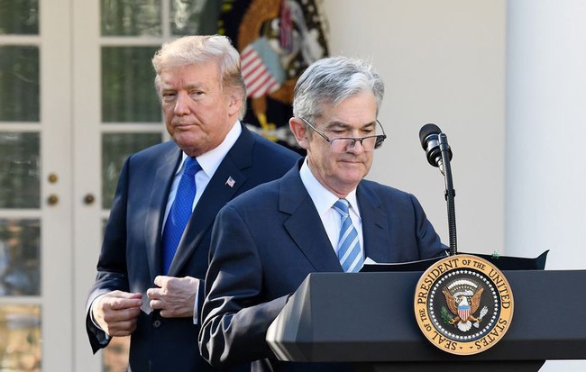 Tổng thống Mỹ Donald Trump mới đây lại một lần nữa tấn công Cục dự trữ liên bang Mỹ. Nguồn: internet