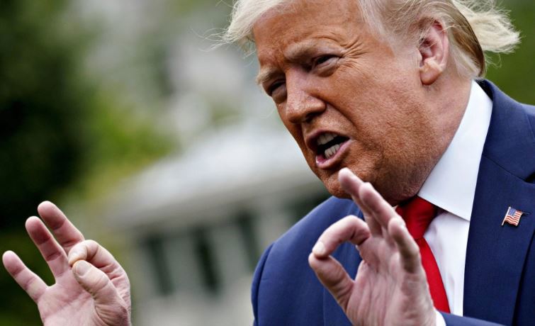 Tổng thống Mỹ Donald Trump. Ảnh Andrew Harrer/Bloomberg