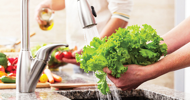 Một chế độ ăn uống dinh dưỡng, khoa học luôn không thể thiếu rau củ quả trong mỗi bữa ăn hàng ngày. Nguồn: internet
