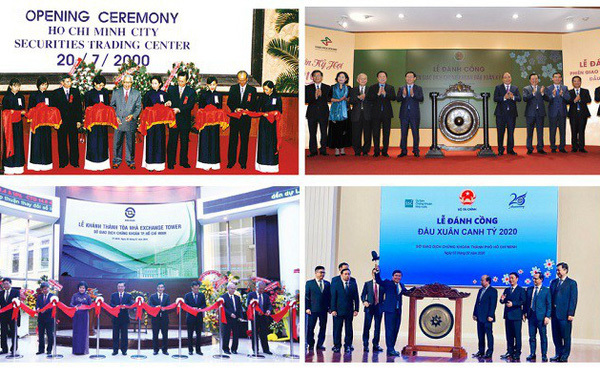 Sau 20 năm từ ngày đi vào vận hành, thị trường chứng khoán Việt Nam đã phát triển vượt bậc về quy mô và chất lượng. Nguồn: internet
