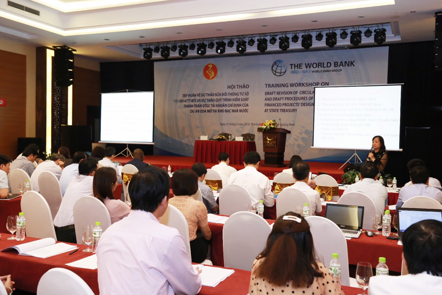 Hội thảo tập huấn sửa đổi Thông tư số 111/2016/TT-BTC và quy trình kiểm soát, thanh toán, ghi thu ghi chi tài khoản chỉ định của dự án ODA mở tại Kho bạc Nhà nước.