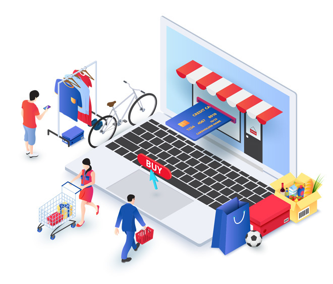 Mua sắm chưa khi nào tiện dụng như vậy. Nguồn: internet