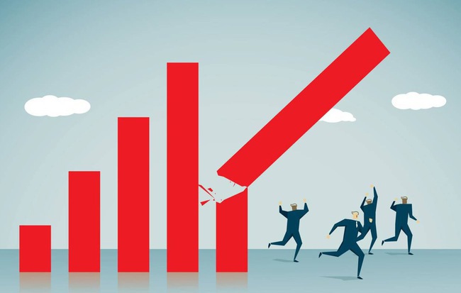 Nhà đầu tư đang đón nhận các số liệu kinh tế với những chỉ báo của sự suy thoái đang loé lên dấu hiệu của một nền kinh tế đang giảm tốc. Nguồn: internet