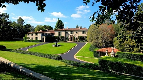 Một bất động sản của Woodbridge tại Holmby Hills. Ảnh: Mercer Vine.