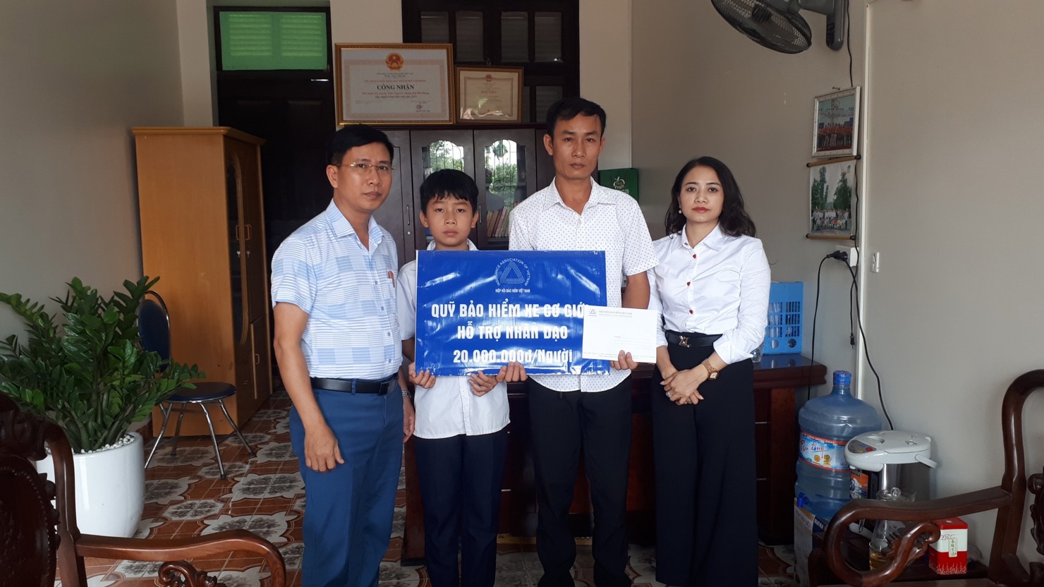Chi hỗ trợ nhân đạo là một trong những mục đích sử dụng của Quỹ bảo hiểm xe cơ giới.