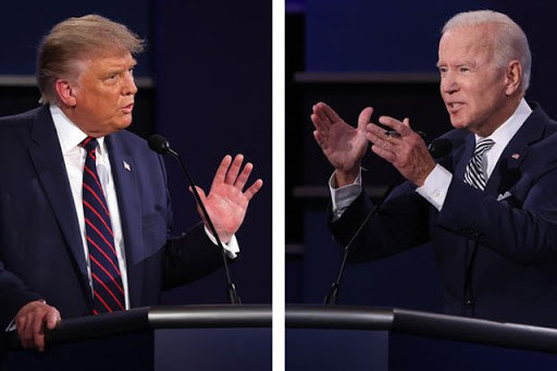 Tổng thống Donald Trump và ông Biden. Nguồn: internet