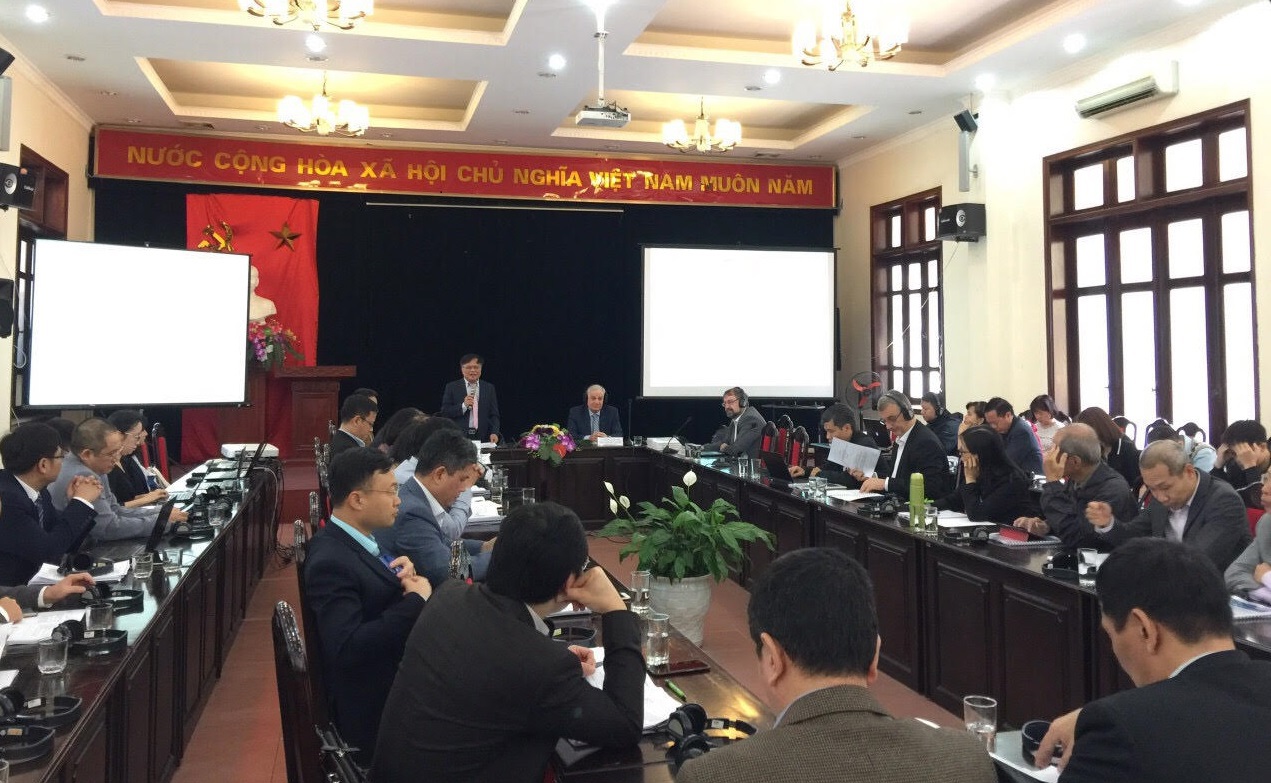 Toàn cảnh Diễn đàn Cách mạng công nghiệp 4.0: kinh nghiệm quốc tế và chính sách của Việt Nam ngày 27/11.