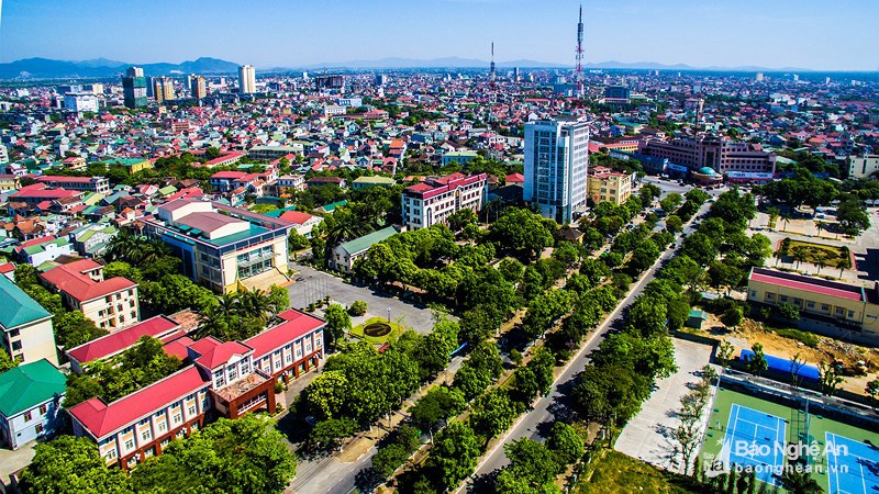 Giá đất Nghệ An dự kiến tăng từ 100% đến 300%. Ảnh: Báo Nghệ An.
