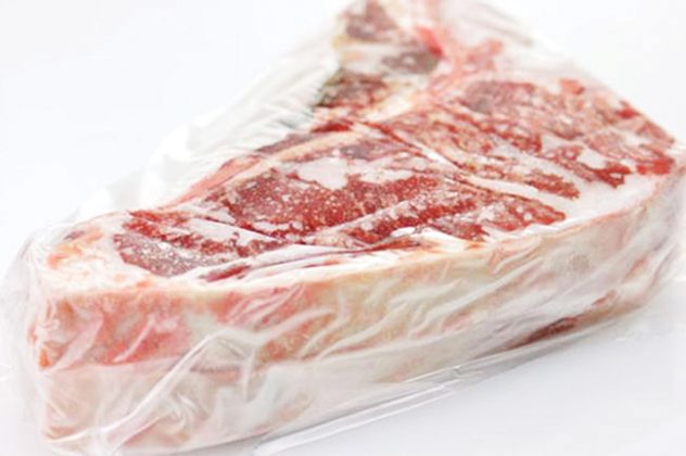 Thịt đông lạnh đúng cách sẽ bảo đảm độ an toàn.