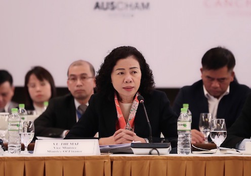 Thứ trưởng Bộ Tài chính Vũ Thị Mai phát biểu tại VBF 2020. Nguồn: internet