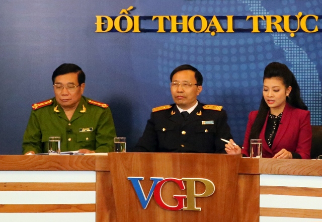 Buổi tọa đàm trực tuyến với chủ đề “Đấu tranh chống hàng giả– cần sự vào cuộc quyết liệt của nhiều ngành” do Cổng thông tin điện tử Chính phủ tổ chức vào ngày 9/4. Nguồn: internet