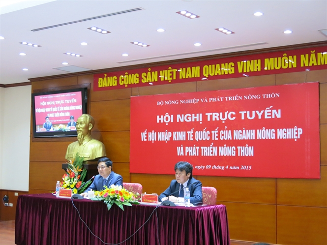 Bộ trưởng Bộ Nông nghiệp và Phát triển Nông thôn Cao Đức Phát chủ trì Hội nghị. 