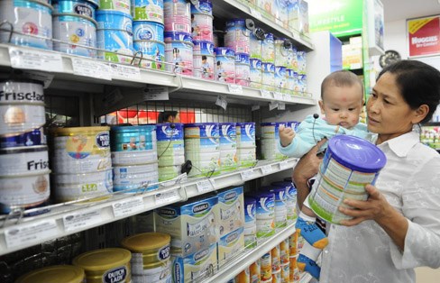 Giá bán lẻ các mặt hàng nàysữa đã giảm từ 0,1-34%. Nguồn: internet