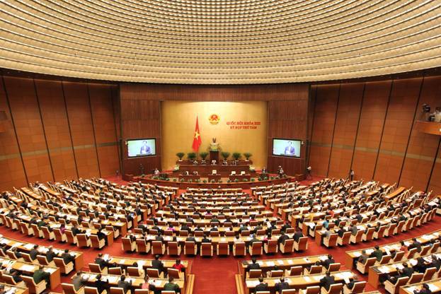 Quốc hội cho ý kiến về Luật Ngân sách nhà nước (sửa đổi). Nguồn: internet