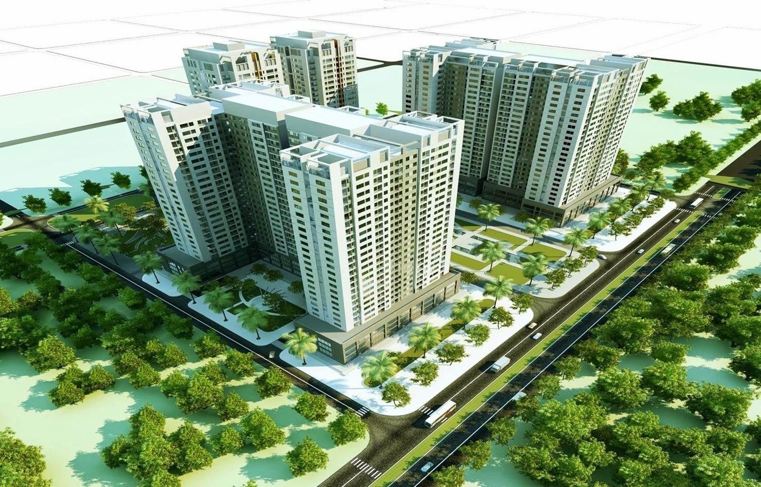 Hàng loạt dự án được tái khởi động, ngày càng thêm nhiều tổ hợp nhà ở thương mại được hoàn công. Nguồn: internet