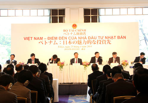 Quang cảnh Hội nghị Xúc tiến đầu tư tại Nhật Bản ngày 25/4/2014. Nguồn: internet