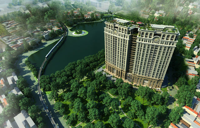 Dự án D’. Le Pont D’or - Hoàng Cầu của do Tân Hoàng Minh làm chủ đầu tư. Nguồn: internet