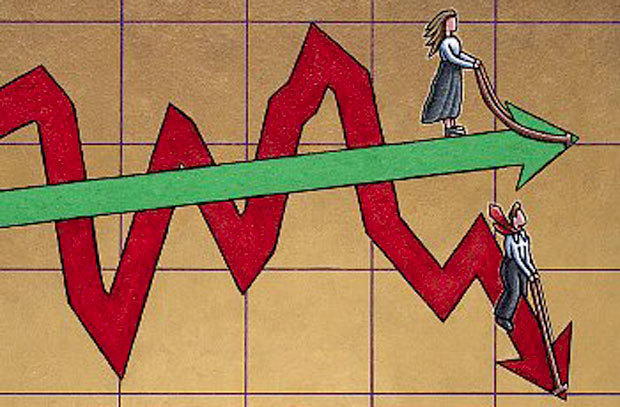 Mấy phiên vừa qua, thị trường co giật liên tục khiến nhiều nhà đầu tư choáng váng. Nguồn: internet