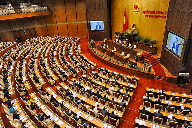 Sáng nay 20/10, kỳ họp thứ 10, Quốc hội khóa XIII chính thức khai mạc tại Hội trường Diên Hồng, tòa nhà Quốc hội. Nguồn: internet