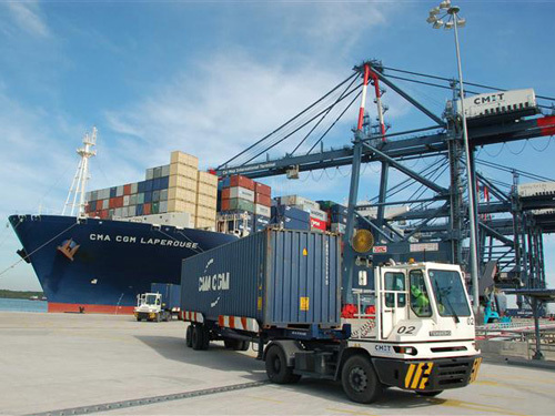 Tổng kim ngạch xuất nhập khẩu hàng hóa cả nước đến 15/4 đạt 90,74 tỷ USD.  Nguồn: internet