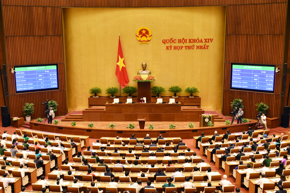 Quốc hội thông qua dự toán chi quyết toán ngân sách nhà nước năm 2014.