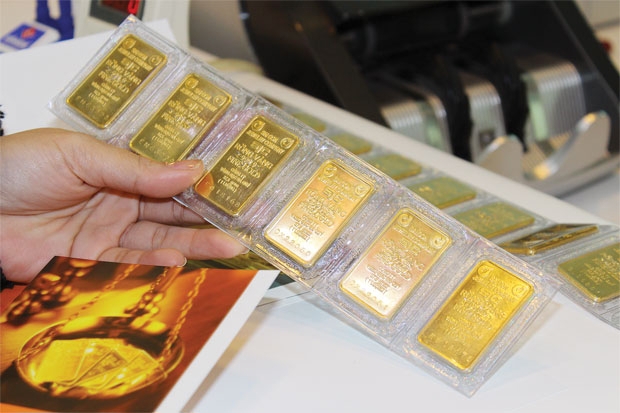 Giá vàng trong nước “lại” giảm.