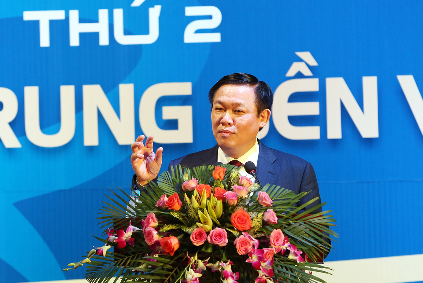 Phó Thủ tướng Vương Đình Huệ phát biểu tại Diễn đàn. Ảnh: VGP/Thành Chung