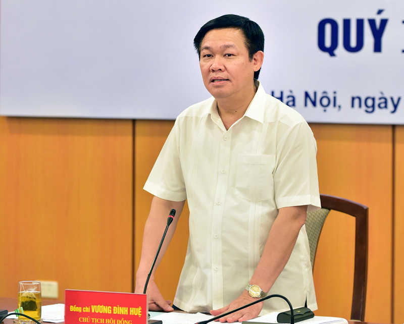 Phó Thủ tướng Vương Đình Huệ chủ trì cuộc họp. Ảnh: VGP/Thành Chung