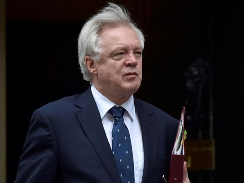 Bộ trưởng phụ trách vấn đề Vương quốc Anh rời khỏi Liên minh châu Âu (EU), còn gọi là Brexit, David Davis. Nguồn: internet