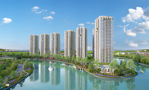 Dự án Gem Riverside thuộc phân khúc cao cấp đầu tiên do Tập đoàn Đất Xanh đầu tư và phát triển tại khu Đông. Nguồn: internet