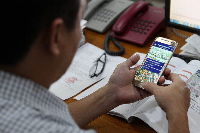 Mọi thông tin quy hoạch sẽ hiển thị chính xác trên máy tính hay thiết bị di động. Nguồn: internet