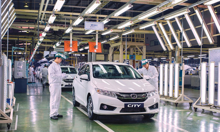 Honda Citi - mẫu xe duy nhất được Honda Việt Nam lắp ráp trong nước. Nguồn: inernet