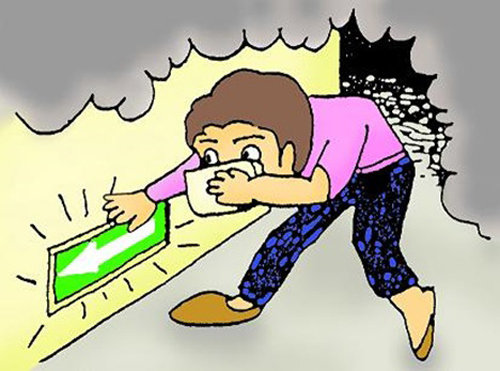 Trong các vụ hỏa hoạn, đa phần nạn nhân tử vong vì nghẹt thở do khói nhiều hơn là bỏng hay chết cháy. Nguồn: internet