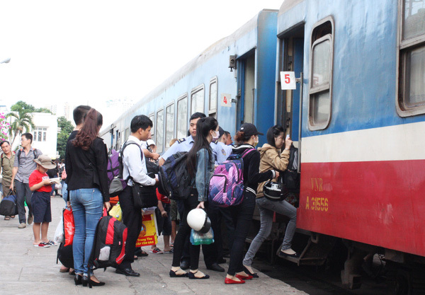 Ngành đường sắt tăng gần 30 nghìn vé phục vụ hành khách dịp nghỉ Lễ 30/4 và 1/5. Nguồn: internet