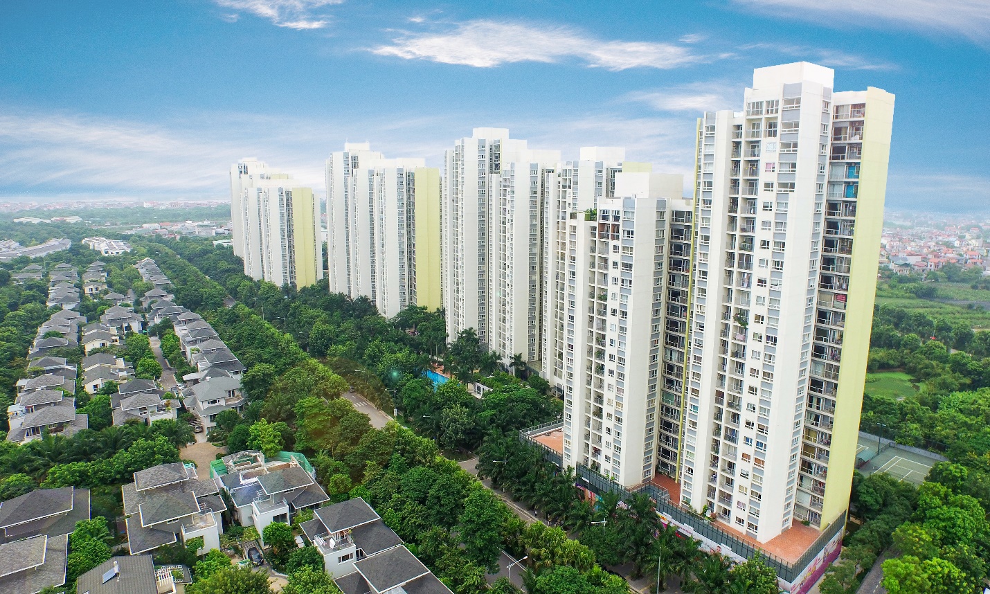 Ecopark là một thành phố đa chức năng tràn ngập màu xanh. Nguồn: internet