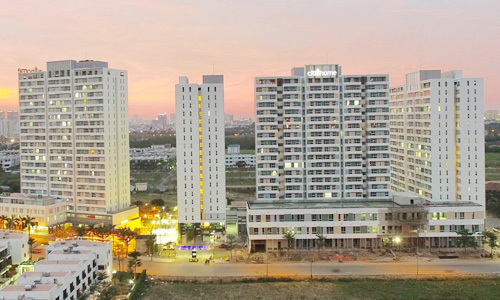 Một dự án căn hộ bình dân tại quận 2, TP. Hồ Chí Minh. Ảnh: Hao Bui