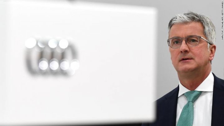 CEO Audi, Rupert Stadler đã bị bắt tại Đức vào ngày 18/6. Nguồn: internet