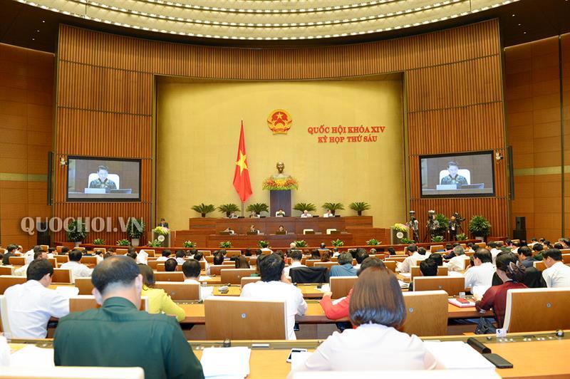 Kỳ họp thứ 6 Quốc hội khoá XIV. Nguồn: QH