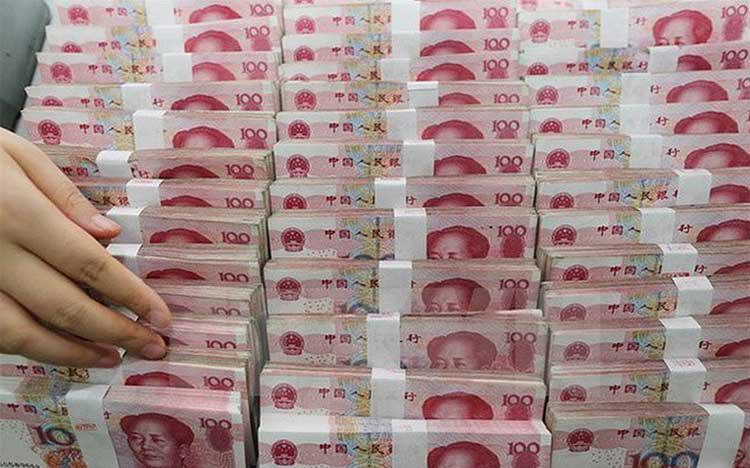 Đồng nhân dân tệ (CNY) của Trung Quốc đã suy yếu nhanh trở lại trong những ngày gần đây. Nguồn: internet